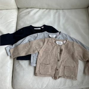 Baby girl Zara cardigans bundle